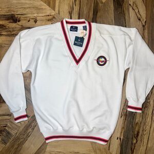 Vintage 90s Regatta Sport V-Neck Sweater NWT L/G